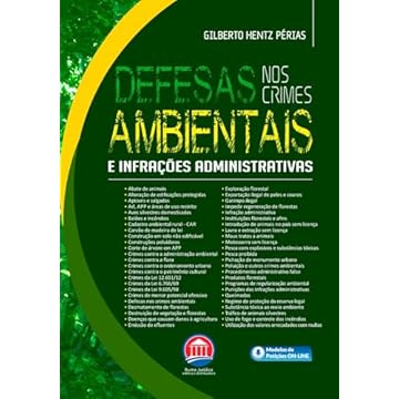 Capa do livro Defesas nos Crimes Ambientais e Infrações Administrativas