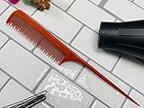 Children Hair Detangle Comb and Styling Comb for All hair type, density and texture - Tease for volume hair, In Shower detangling Heat Protector, Healthy hair, Natural Texture comb with tail