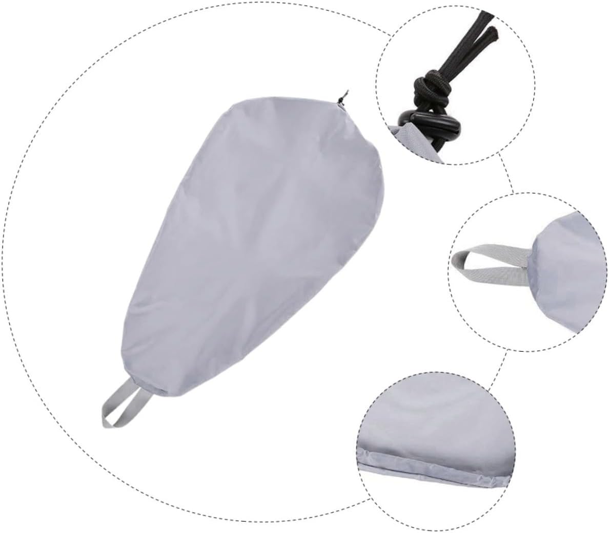 3pcs Kayak Cover Accessories Anti-uv Polyester Silver Coated Cloth