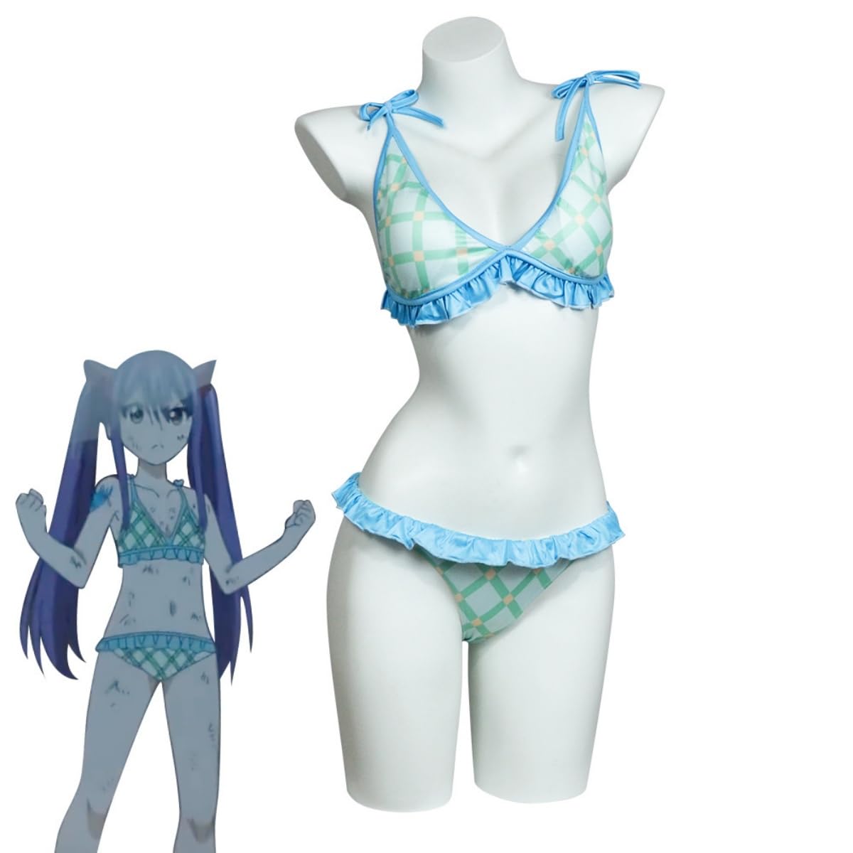 Amazon.co.jp: FSQCY フェアリーテイル コスプレ衣装 ウェンディ