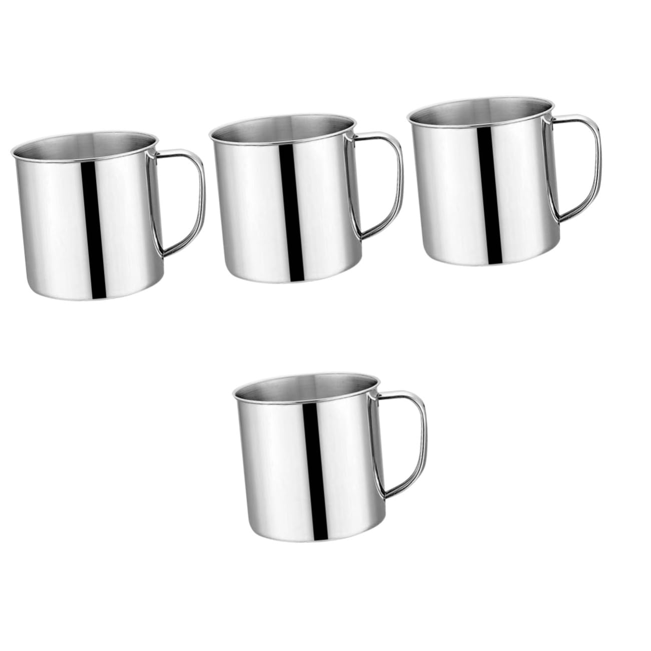 Cabilock Pcs Portable Drinking Water Cup Stainless Steel Cup Campfire Mug Camping Mugs Leakproof for Outdoor Use