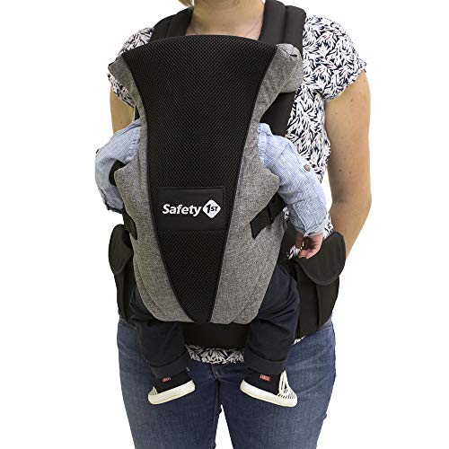 Safety 1st Babydrager buikdrager Uni-T, geboorte tot 9 maanden (9 kg), Black Chic - Image 4