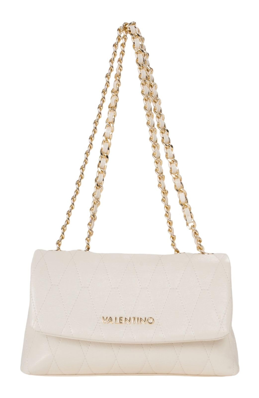 Valentino bolso de hombro bolso bandolera Crystelle Flap Bag Ecru crema