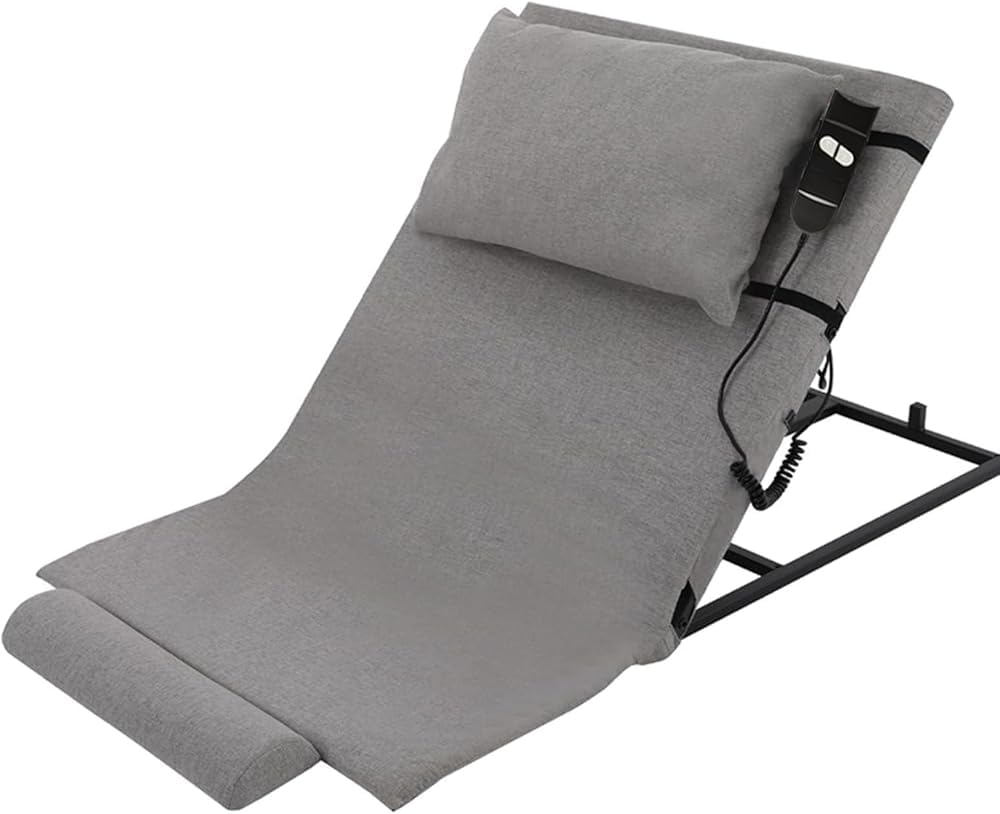 Almohada eléctrica para leer en la cama y relajarse con soporte de cabeza ergonómico