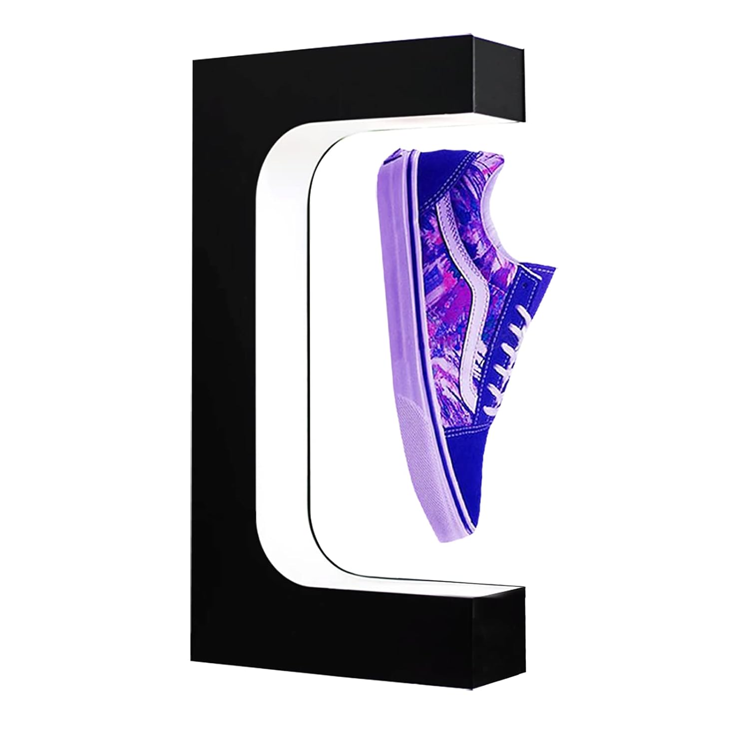 FloatGo Levitating Shoe Display Stand Rotating Sneaker Shelf Conutertop Acrylic