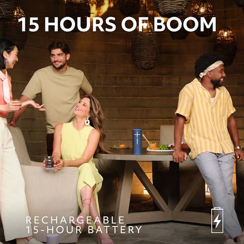 Image of Ultimate Ears Boom 4 Portable Waterproof Bluetooth Speaker with 360-Degree, Bold, Immersive, Crystal-Clear Sound, Floating Speaker with 15-Hour Battery and 147ft (45m) Range - Lilac