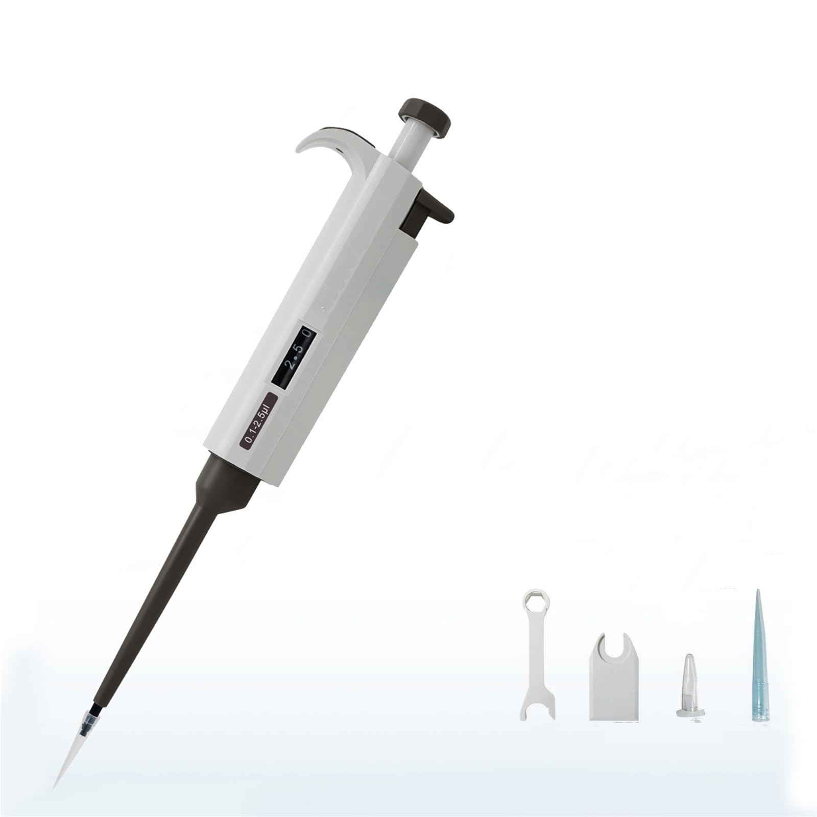 Laborverstellbare Einkanalpipette | Digitale Mikropipetten-Laborausrüstung mit variabler Kapazität(2-20ul)