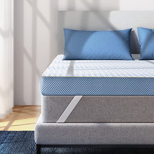 4-Pack Mattress Topper Straps | Adjustable Moving Straps With Buckles | Memory Foam Packing Straps, 100" X 2"