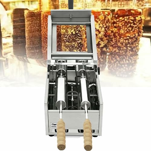 Chimney Cake Machine Oven - Elektryczny stożkowy ekspres do chleba ze stożkowymi patyczkami, nadaje się na raz,