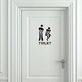 Funny Toilet W.C Restroom Male Female Sign Decal Sticker Cafe Restaurant doorÃ'Â¡Ã'Â­ by Ieasycan