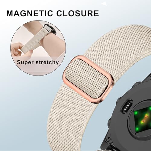 Correa elástica de nylon 26 mm compatible Garmin miniatura 4