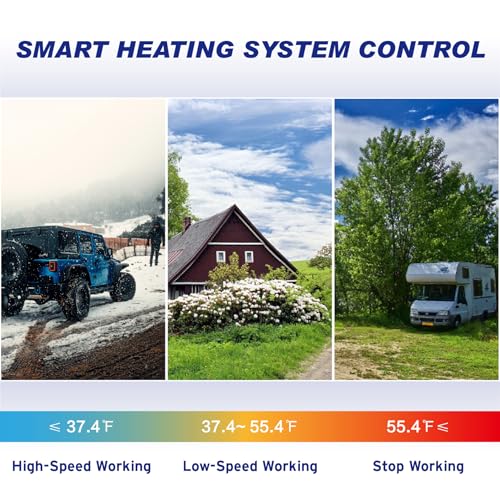 Image of 25 Ft RV Heated Drinking Water Hose Antifreeze-45 ℉ Lead And BPA Free, With Energy-Saving Thermostat And 5 /8 inchInner Diameter And 3 /4 inch Adapter