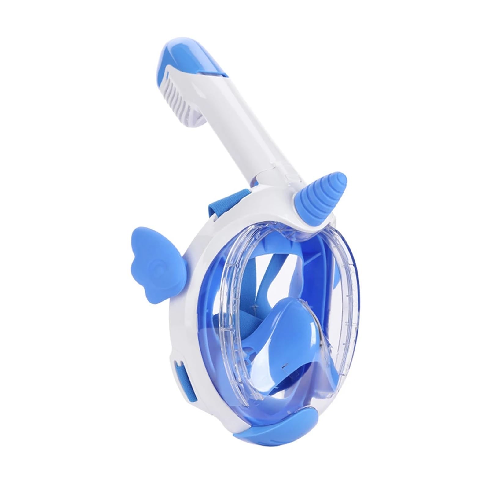 Masque Masques de plongée Masque de plongée Unicorn Full Dry antibuée et étanche avec système respiratoire avancé pour la Natation et la plongée avec Tuba(Blue)