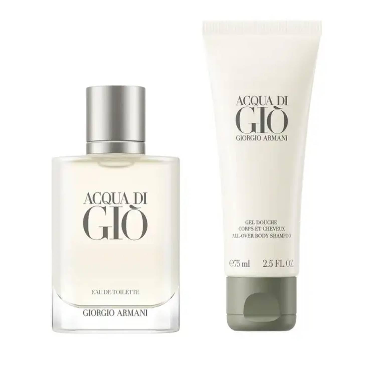 Giorgio Armani Gio Water Di Gio Opakowanie prezentowe dla mężczyzn Perfumy Woda toaletowa 50 ml i szampon pod prysznic 75 ml