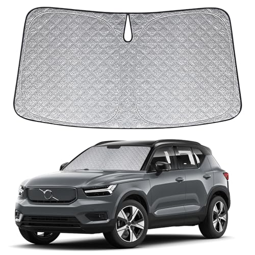 Pare-Soleil Anti-UV pour Volvo XC40 2017-2023 : Protection de Pare-Brise Avant Pliable