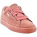 Puma Womens Suede Heart Jr Ankle Ribbon Fashion Sneakers Pink 7 Medium (B,M)