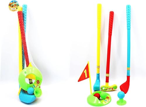 Miniatura 2 de Toyvian 1 juego de 10 unids al aire libre juguetes de plástico de golfista juguete de plástico para niños pequeños al aire libre juego de plástico