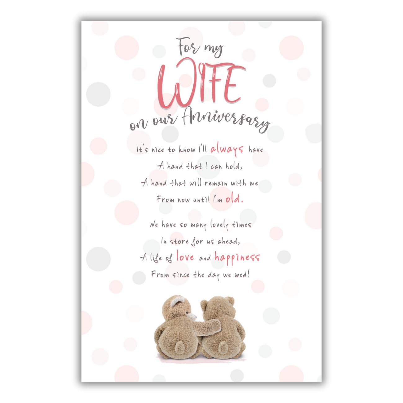Emotional Rescue Wife Anniversary Card,Multi,159mmx235mm