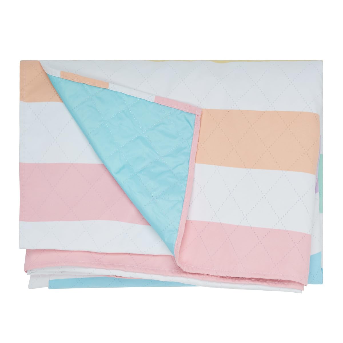 Dock & Bay Picknickdecke - Schnell trocknend und wasserfest - 100% recycelte Materialien - Large (66x66) - Summer - Unicorn Waves