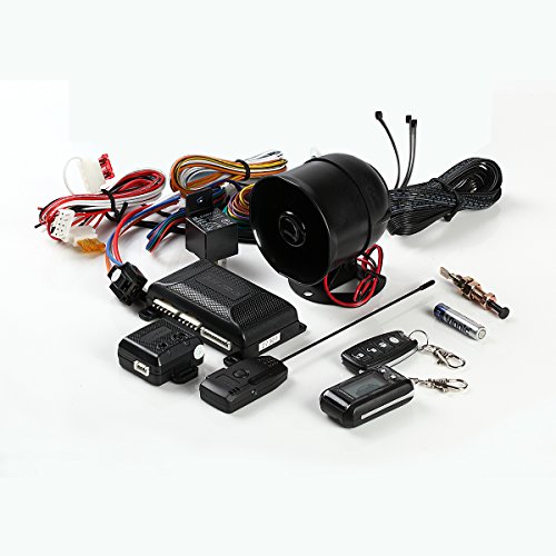 Micro 2 Way Car Alarm Vehicle Security System Pager Lcd Remote Control Keyless Entry #TOP5