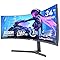 Amazon.com: Gawfolk 32-inch PC Screen,2K QHD(2560×1440P),165Hz Curved ...