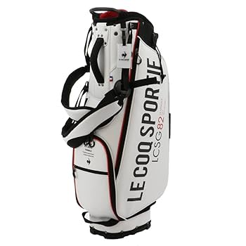 希少　ルコックゴルフ　スタンドキャディバック　ホワイト Amazon | ルコックゴルフ キャディバッグ 8.5型 スタンド