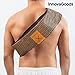 InnovaGoods IG811815 Cinturón Vibratorio Extra Large X, Unisex Adulto, Negro/Naranja, Talla Única