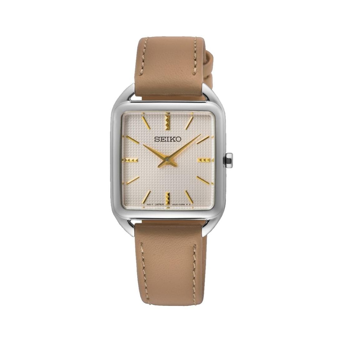 Seiko Femmes Analogique Quartz Montre avec Bracelet en Cuir SWR089P1