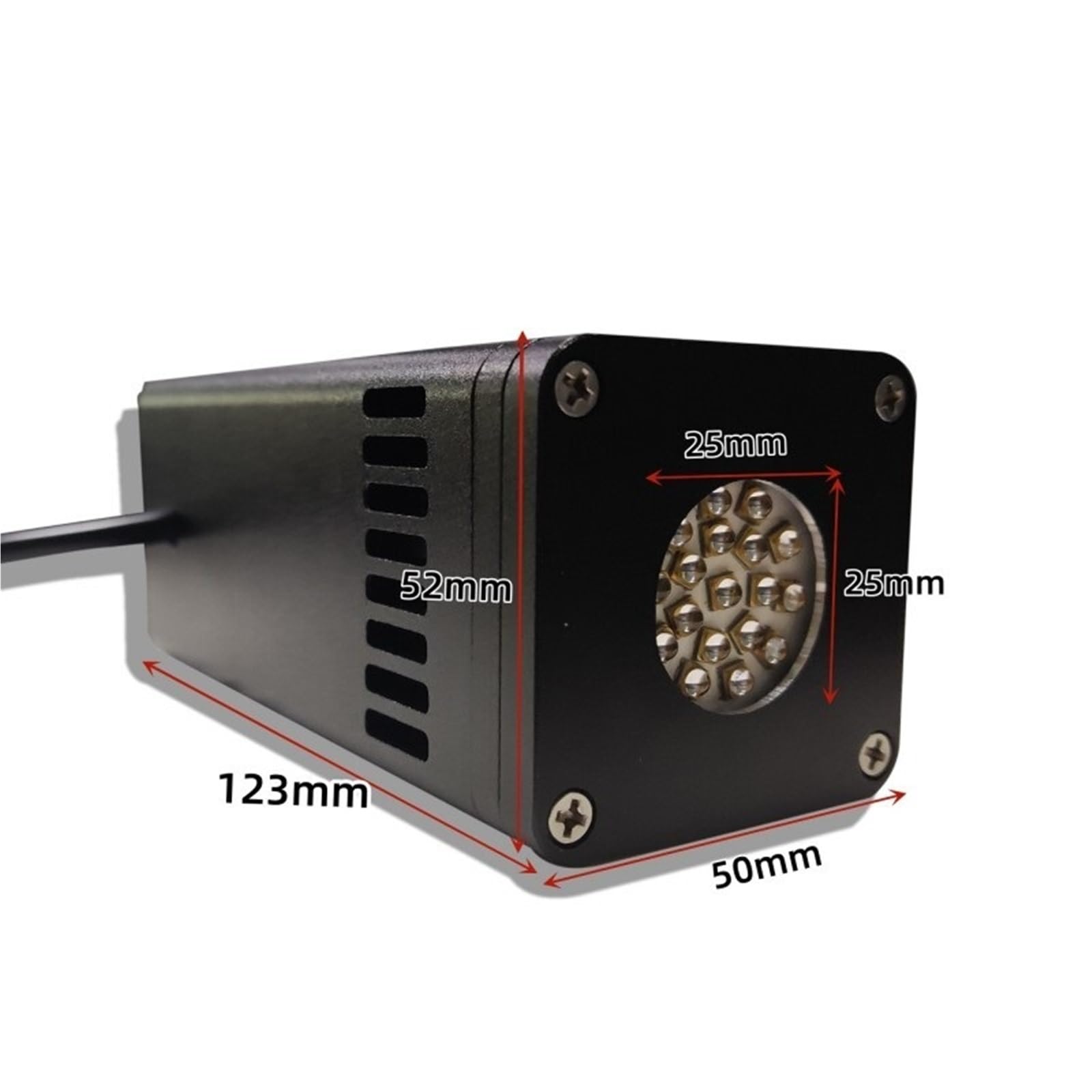 Lampa utwardzająca UV LED Miniaturowy wentylator ręczny, chłodzenie, lampa utwardzająca UV 50 W, światło ultrafioletowe LED o dużej mocy, klej 365 nm 395 do utwardzania tuszu(385nm)