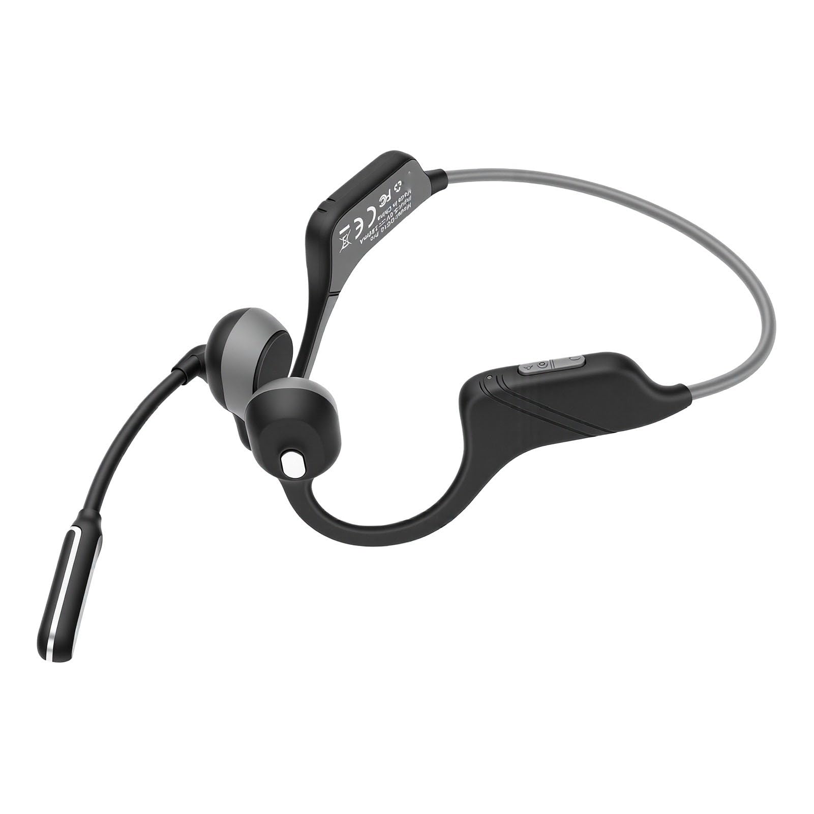 Elprico Casque à Conduction Osseuse, Design avec Double Microphone