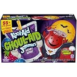 Kool-Aid Ghoul-Aid Jammers Scary Berry | Ready-To-Drink Soft Flavored Drink Pouches for Kids, 10 ct