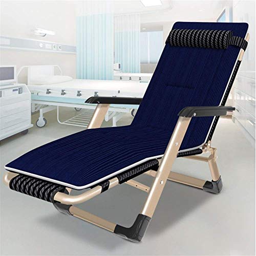 Chaise Longue Pliante et réglable avec coussin confortable pour jardin et camping - 4