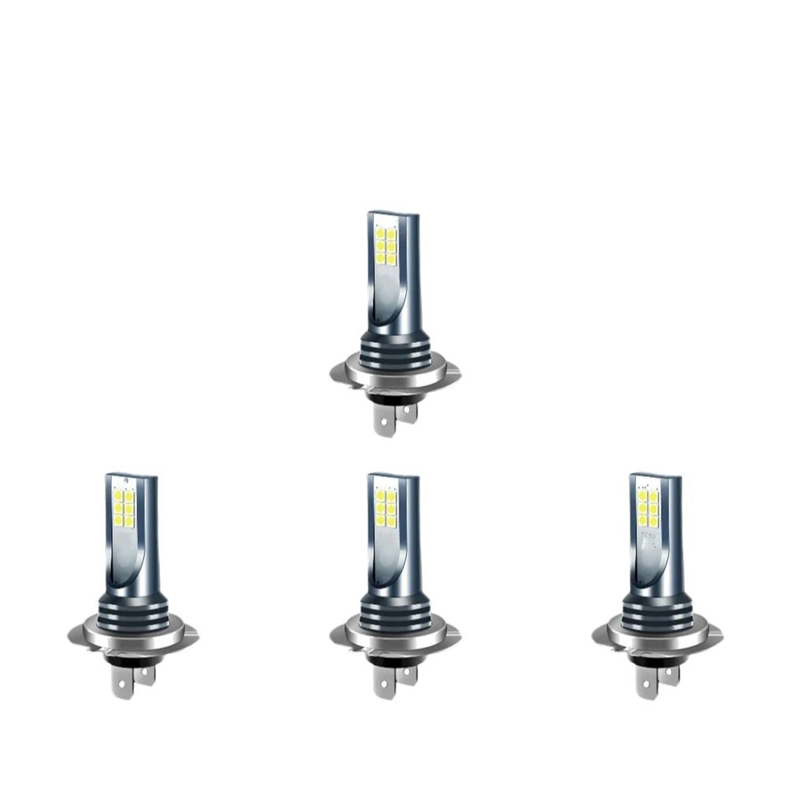 LED Oświetlenie pomocnicze Żarówka reflektorowa LED H7 12/24V | Żarówka przeciwmgielna samochodu 30000 lm samochód o wysokiej mijania światło hamowania akcesoria samochodowe(4PCS)