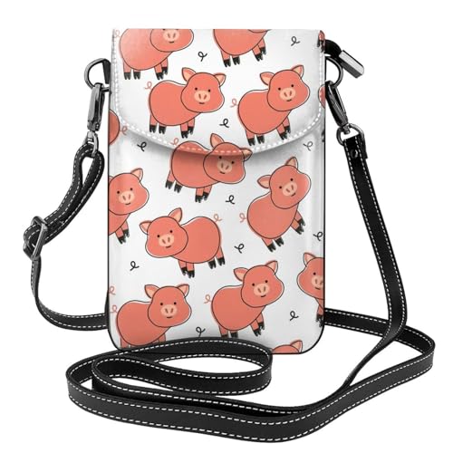 Pochettes pour téléphone portable Cochon mignon petit sac portefeuille