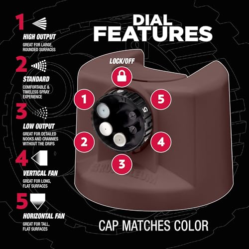 Image of Rust-Oleum Stops Rust Custom 5-in-1 Spray Paint, Matte Spiced Cocoa