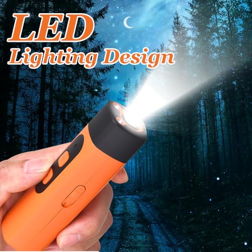 Horuili® Tragbarer Ultraschall Hundetrainer Anti Bellen Gerät mit LED-Beleuchtung - Anti-Bell Gerät, Sanftes Training für Innen- und Außenbereich