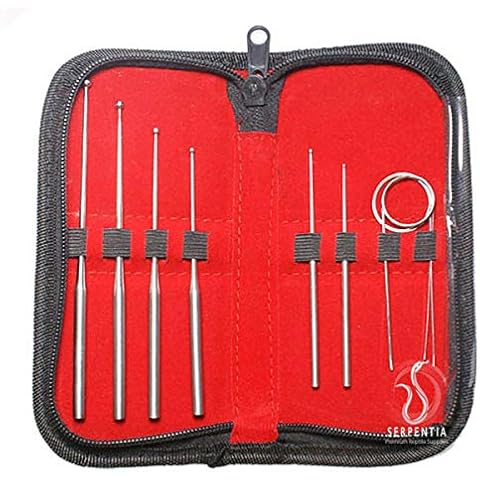 Serpentia Snake Probes - 9 Piece Professional Probe Set in Zip Up Case Cover