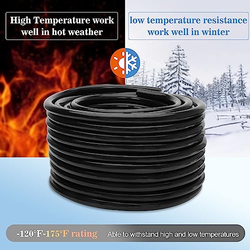 3/8 Inch Self Sinking Aeration Hose,20Ibs,100 Feet Weighted Tubing,Weighted Self-sinking Hose,Pond Air Explosion Hose for Ponds, Aquaculture, Aquarium, Fountains Sinking Hose,Underwater Aeration Hose