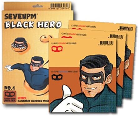 Amazon Sevenpm Black Hero ブラックヒーロー 韓国人気商品 毛穴パック 黒ずみ完全除去 頬 額 全部位 コスメティック 美容商品 黒ずみ 毛穴 コスメ ブラックヘッド 並行輸入品 ビューティー 通販