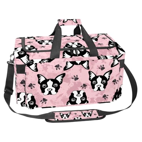 Sac d'entraînement 30L multicolore avec organiseur de sac et motif mignon chat de sport