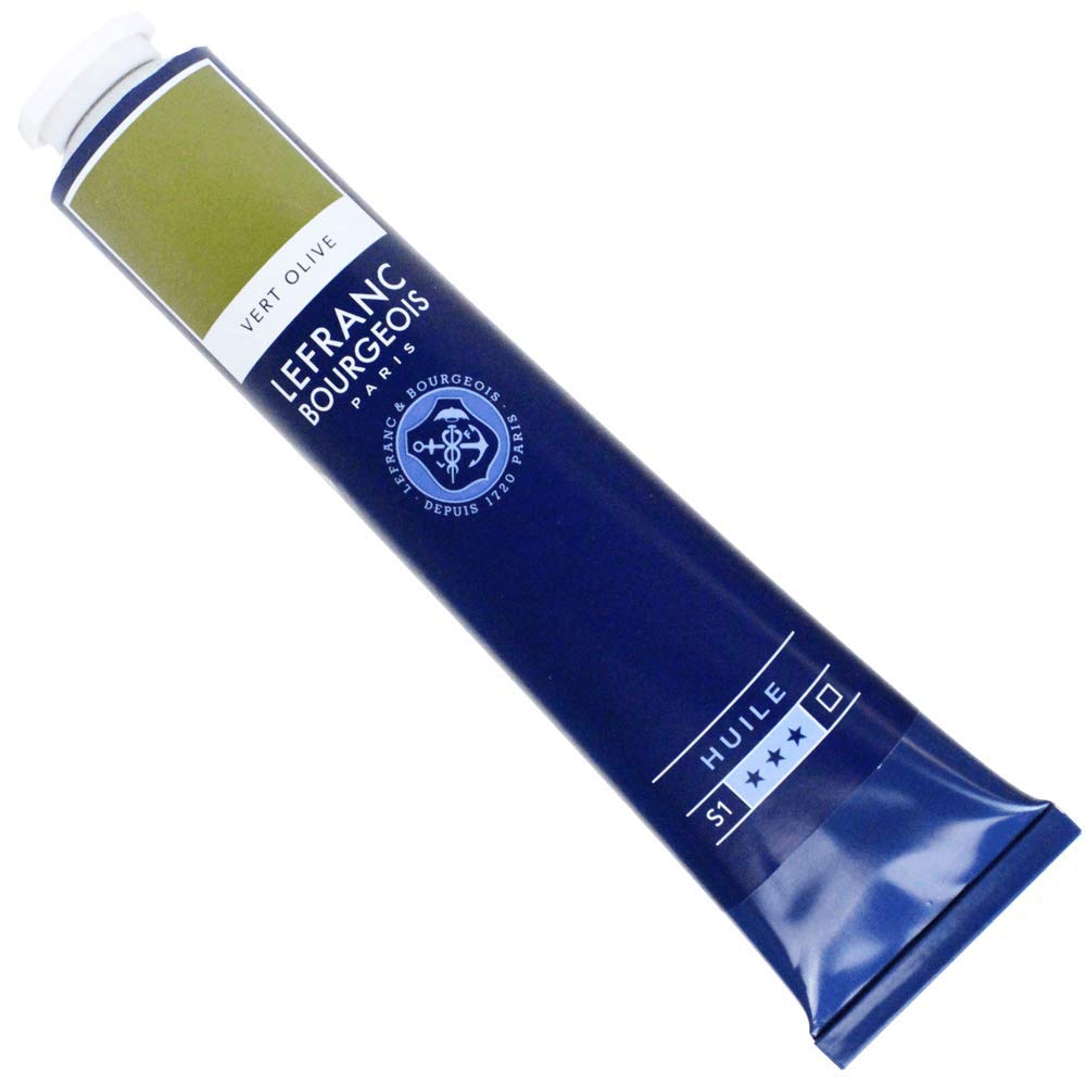 Lefranc & Bourgeois Fine Oil Pintura al Óleo, Verde (Olive Green), 150 ml
