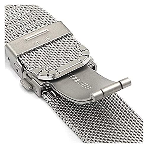 Watch stracles acier inoxydable argent 20mm pour remplacer votre bracelet - 3