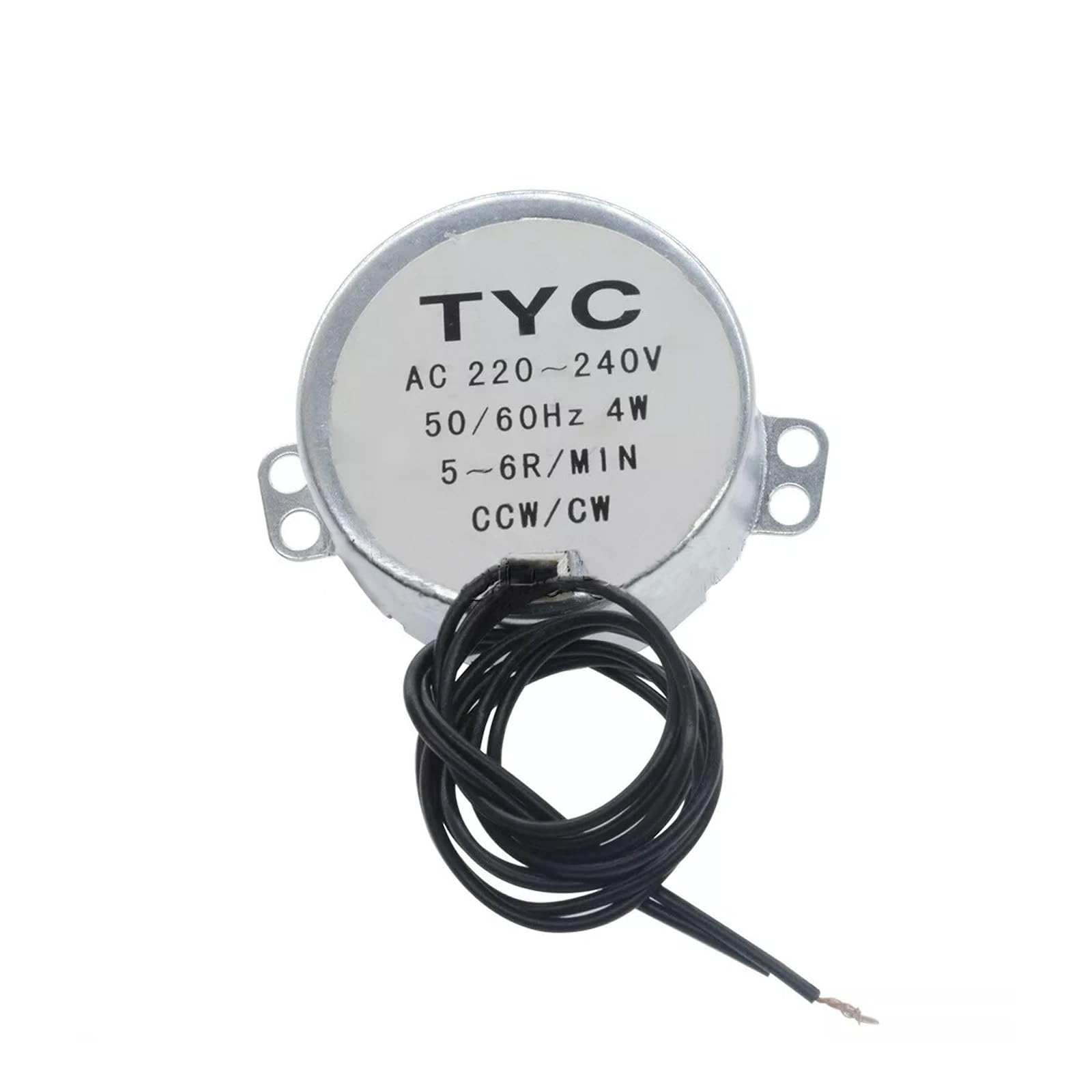 TYC Synchronmotor 5-6 U/min, 220V AC, 4W, CW/CCW