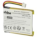 vhbw 1 x bateria kompatybilna z TakTark babyphone (750 mAh, 3,7 V, Li-Poly)