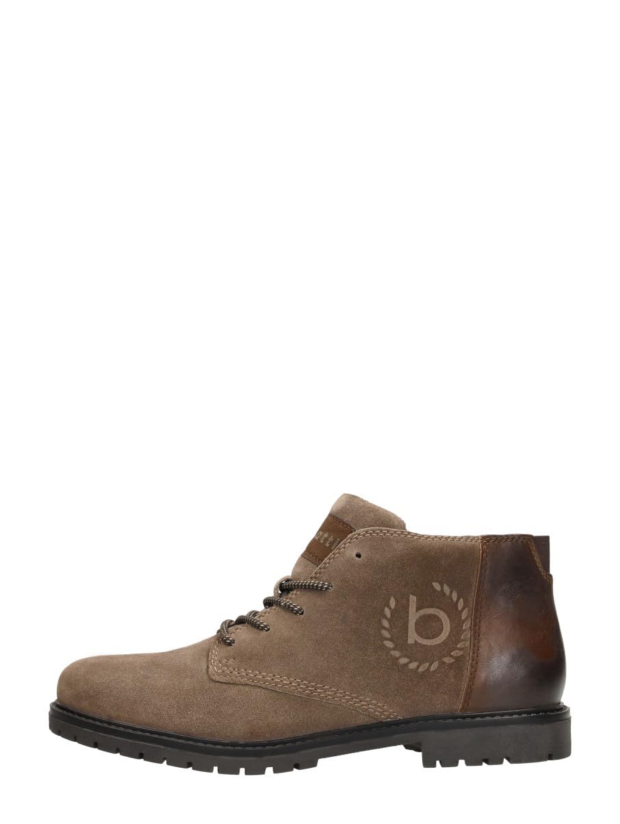 bugatti Men 321-aoj30 Fashion Boot, Taupe Dark Brown, 7 UK