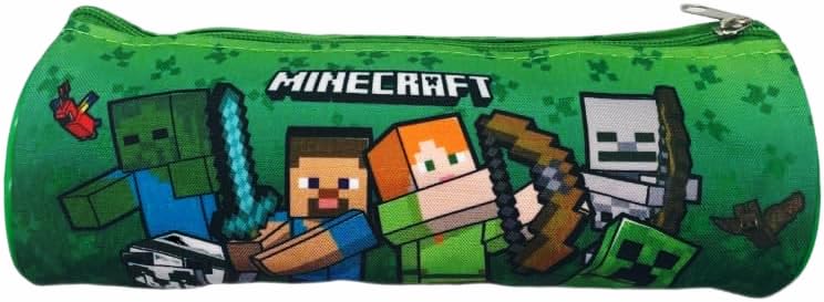 PIXIE CREW & MINECRAFT Trousse scolaire à un étage - Trousse vides