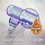 Gillette Venus Deluxe Smooth Swirl Women's Razor Handle + 4 Blade Refills, Flexible Handle and Pivoting Head - Image 5