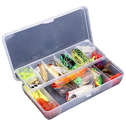 Grand Kit De Pêche 187 Pièces - Boîte Rigide Avec Anneaux Et Accessoires - NEUF