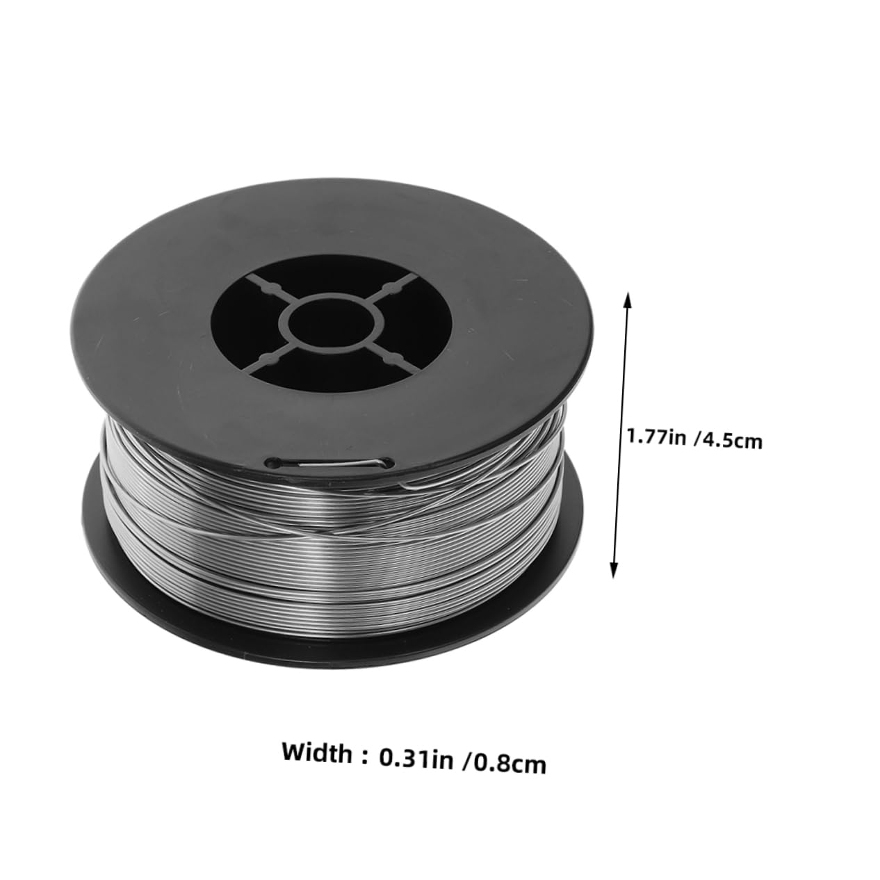 Ciieeo Soldadura Sin Gas Carrete De Alambre De Acero Al Carbono Apto para Todas Las Posiciones 0.8 Mm 1 Kg