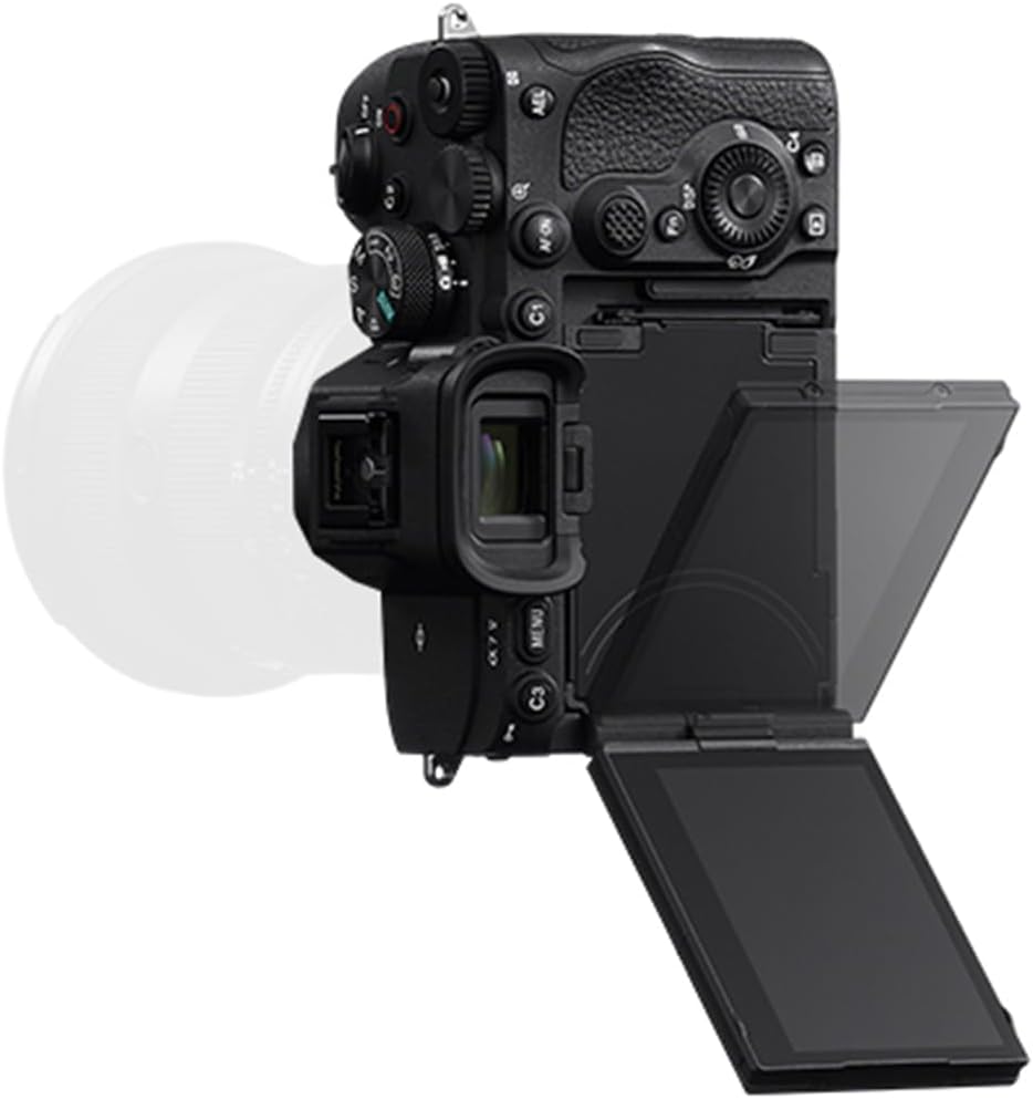 Sony ILCE-7M5/B a7 V Full-Frame Mirrorless Camera Body Bundle with MK320 Flash Speedlight, 72" Monopod, Wrist Grip Strap, 64GB Memory Card, Corel Photo Video Suite, Deco Photo Camera Bag + More